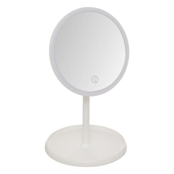 5five - miroir lumineux l19cm blanc