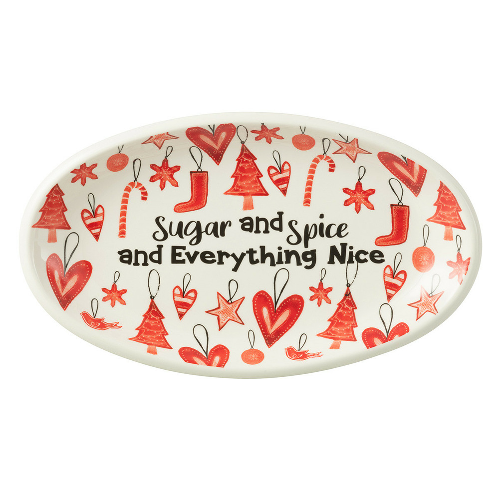 Assiette de présentation de noël 