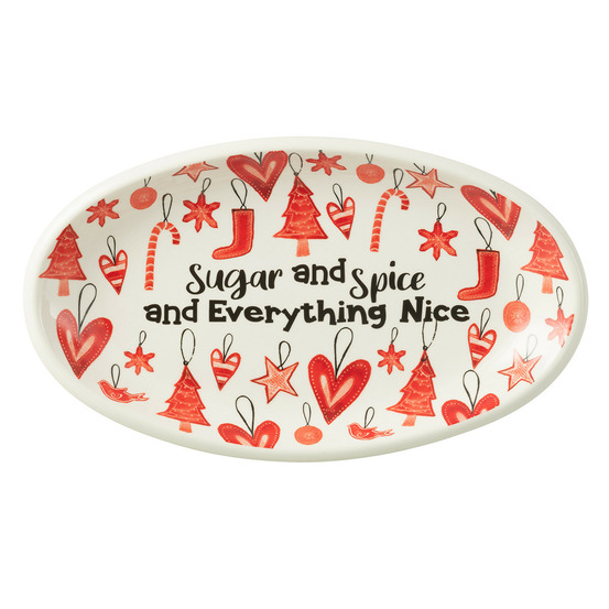 Assiette de présentation de noël