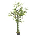 Plante artificielle avec pot bambou vert 160 cm