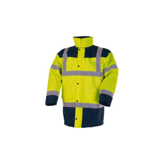 Parka piana 4 en 1 jaune fluo modulable, haute visibilité - générique