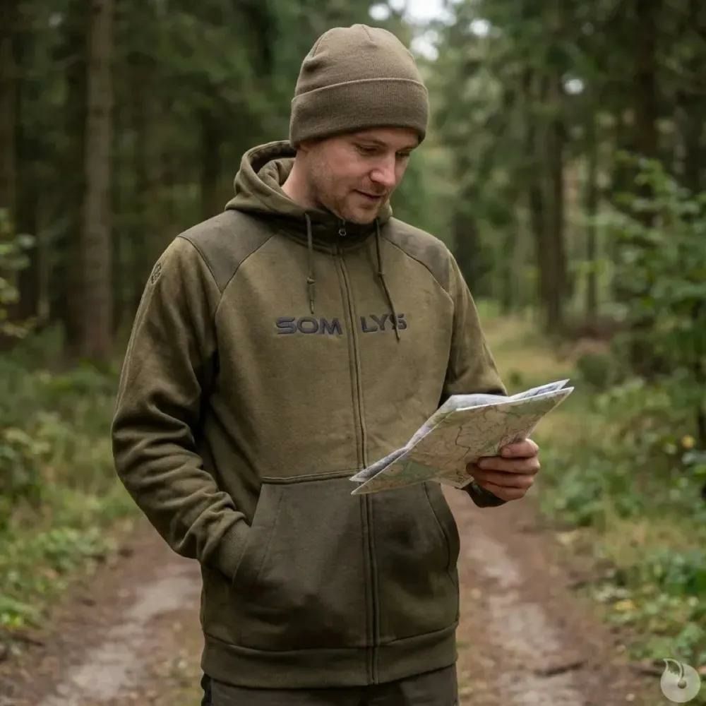 Sweat à capuche marron de taille s à 3xl