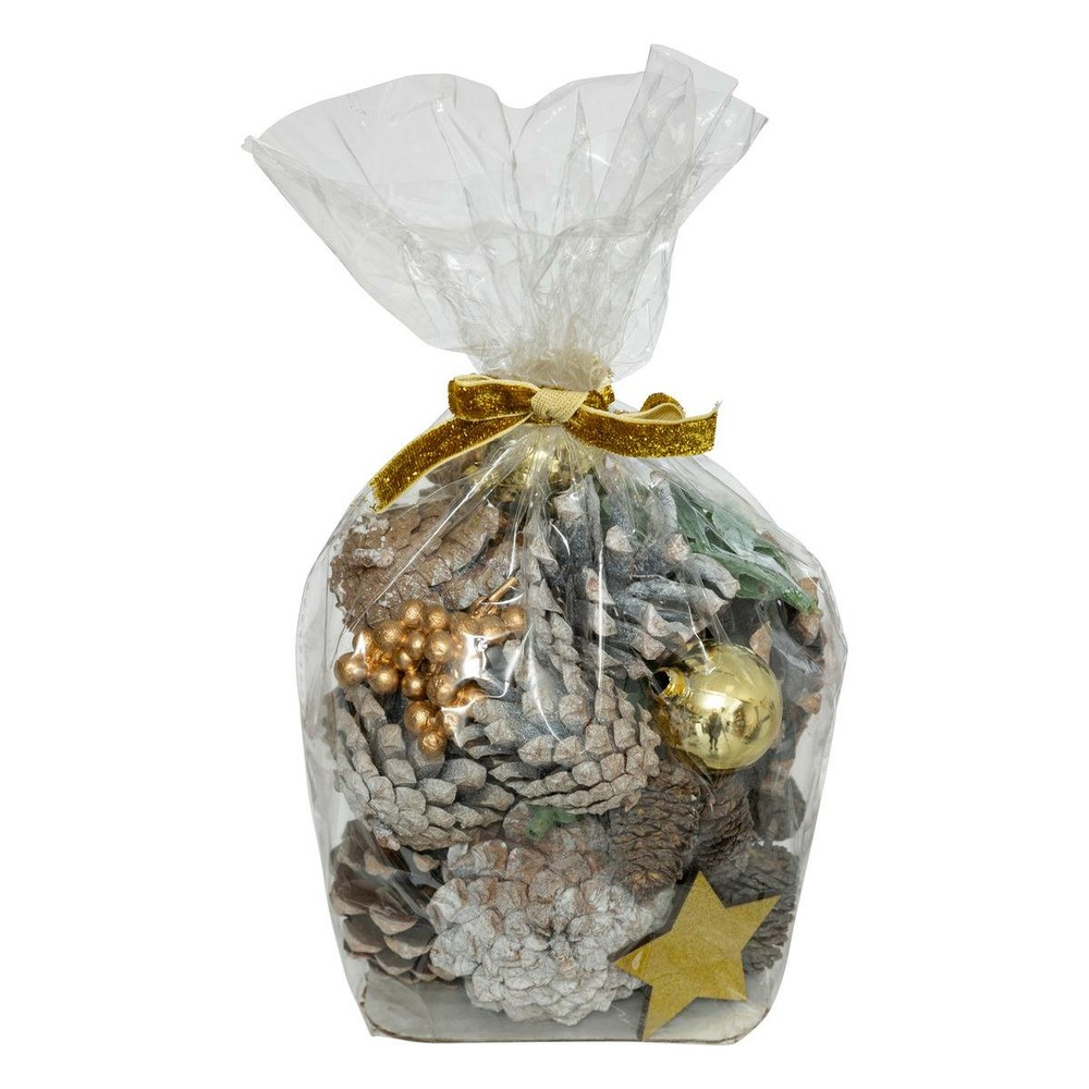 Sachet d'accessoires déco de table nature 110 gr or