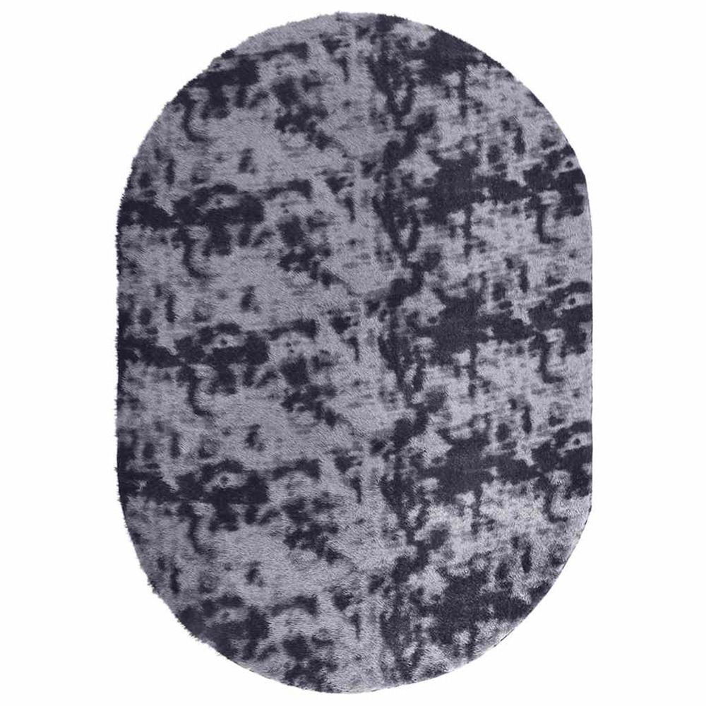 Tapis shaggy à poils longs navarra gris foncé 300x200 cm