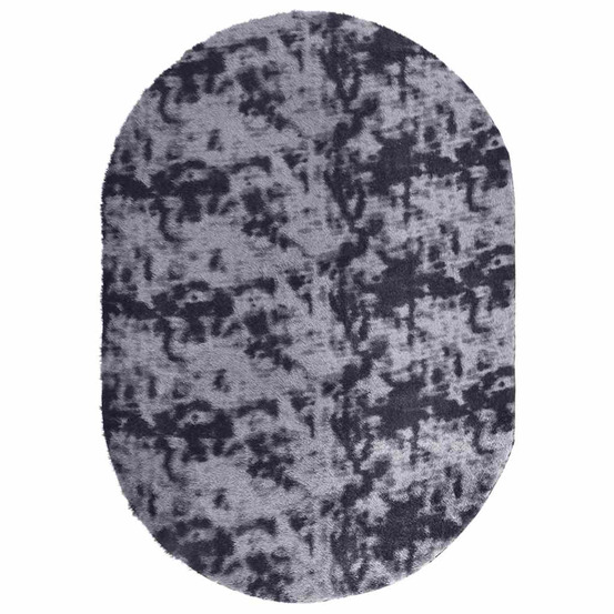 Tapis shaggy à poils longs navarra gris foncé 300x200 cm