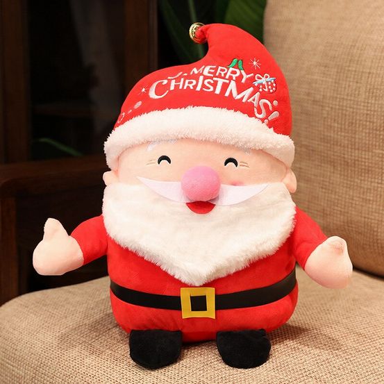 Peluche de noël - père noël bras ouverts