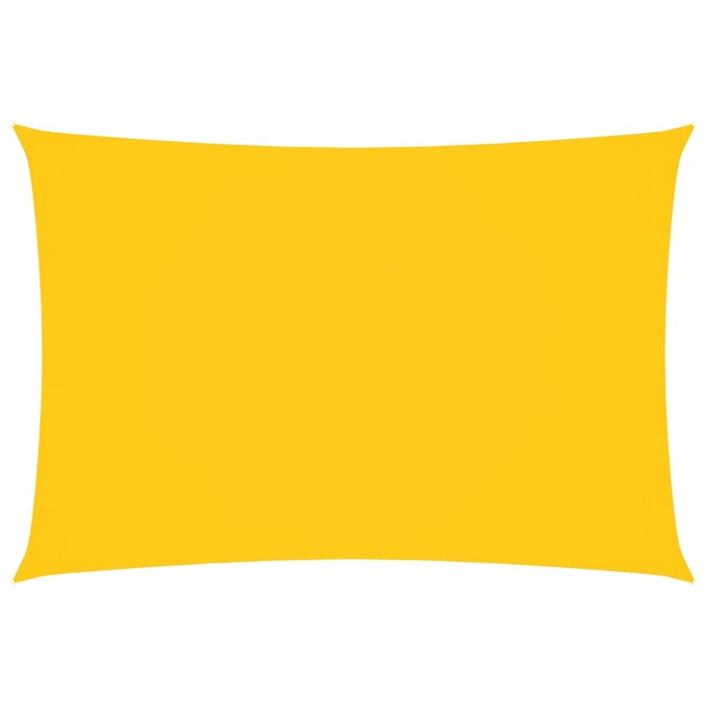 Voile de parasol tissu oxford rectangulaire 3x5 m jaune