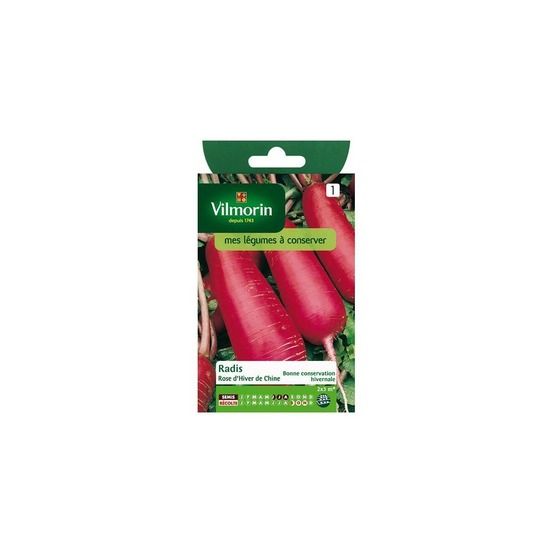 Sachet graines radis rose d'hiver de chine
