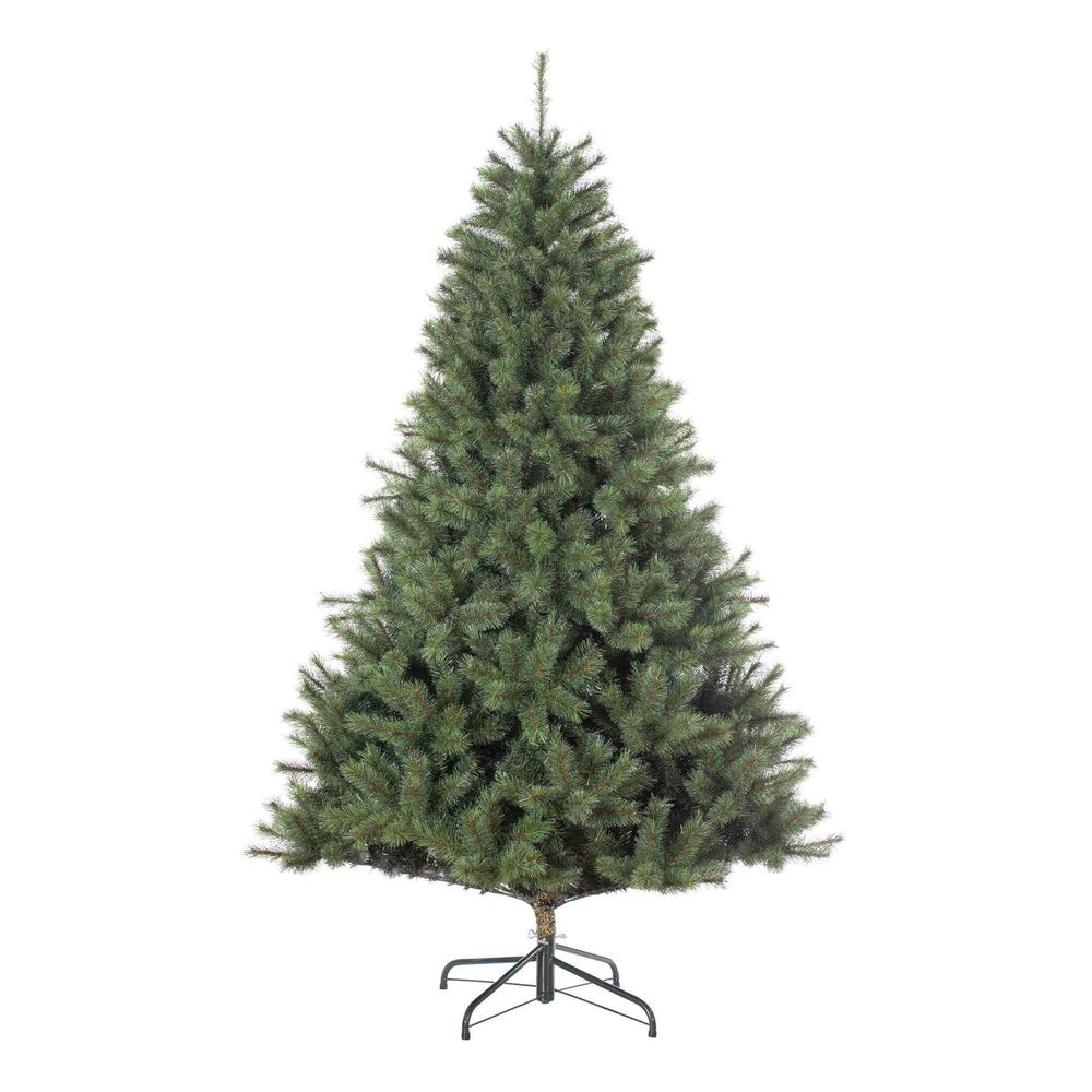 Black box arbre de noël artificiel norwood - 97x97x155 cm - pvc / aiguille dure - vert