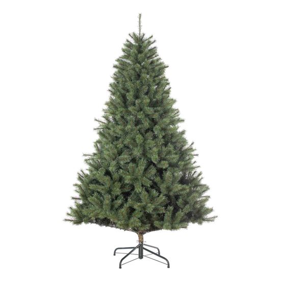 Black box arbre de noël artificiel norwood - 97x97x155 cm - pvc / aiguille dure - vert