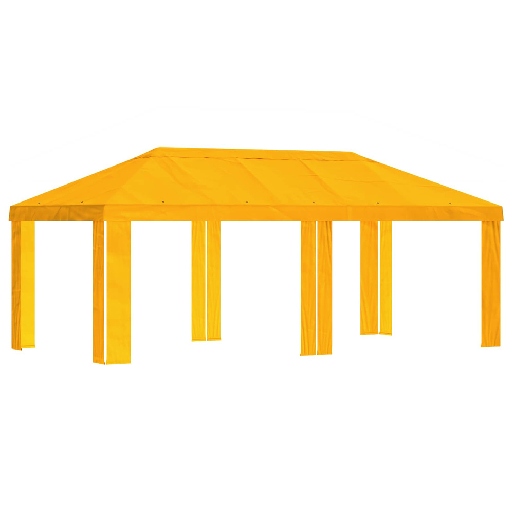 Housse de gazebo 6 x 3 m jaune polyester 190