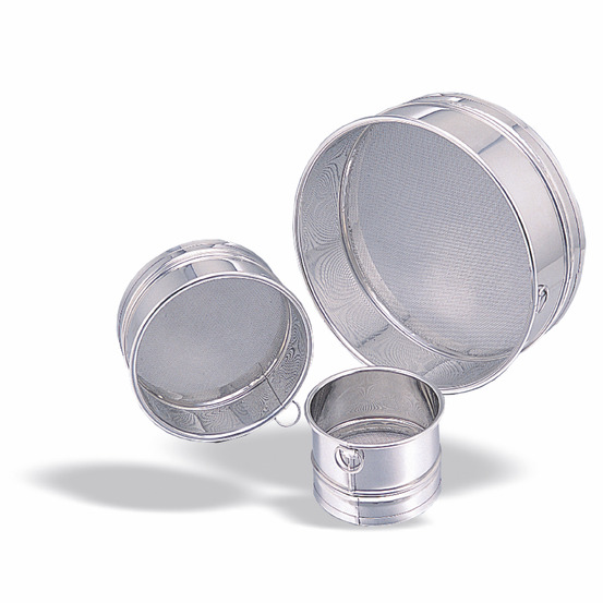 Tamis à farine en inox mailles larges 0,85 mm - ø 26 à 40 cm - pujadas