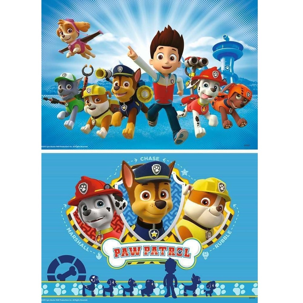 Puzzle ryder et la pat‘patrouille 2x12 pcs