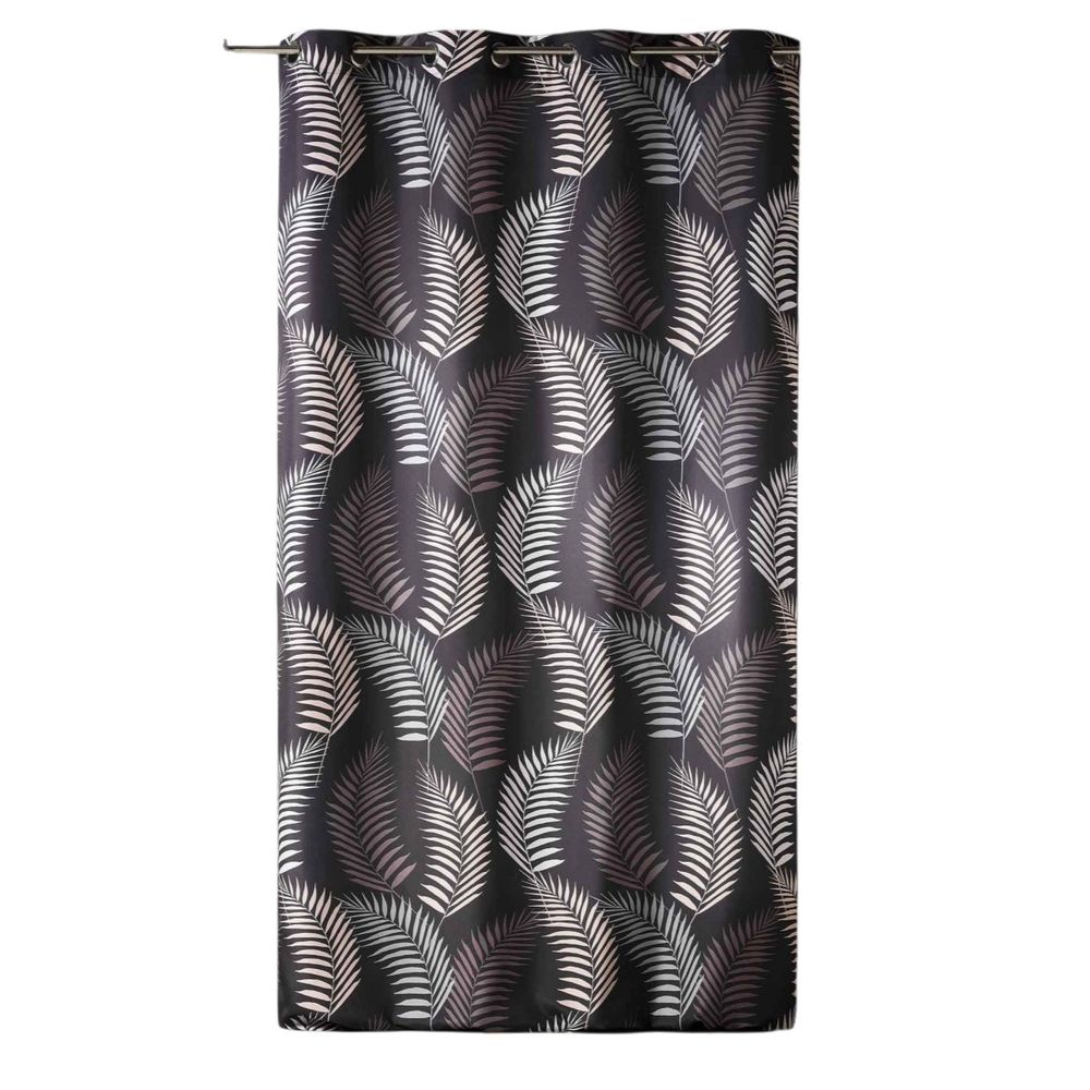 Rideau a oeillets en polyester goyave