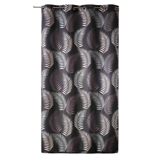 Rideau a oeillets en polyester goyave