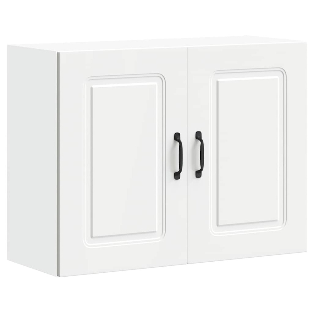 Armoire murale de cuisine kalmar blanc bois d'ingénierie
