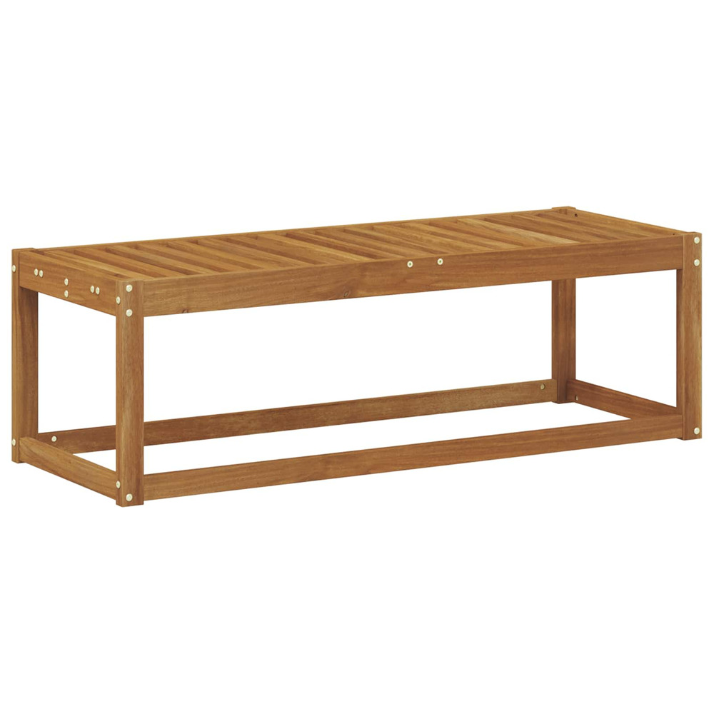 Banc de jardin naturel 115 x 43 x 37 cm bois d'acacia massif