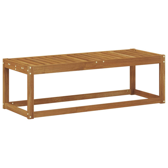 Banc de jardin naturel 115 x 43 x 37 cm bois d'acacia massif
