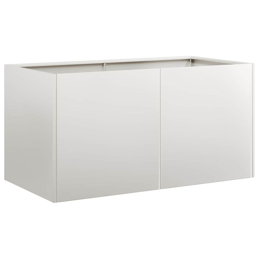 Jardinière d'extérieur 80x40x40 cm acier inoxydable