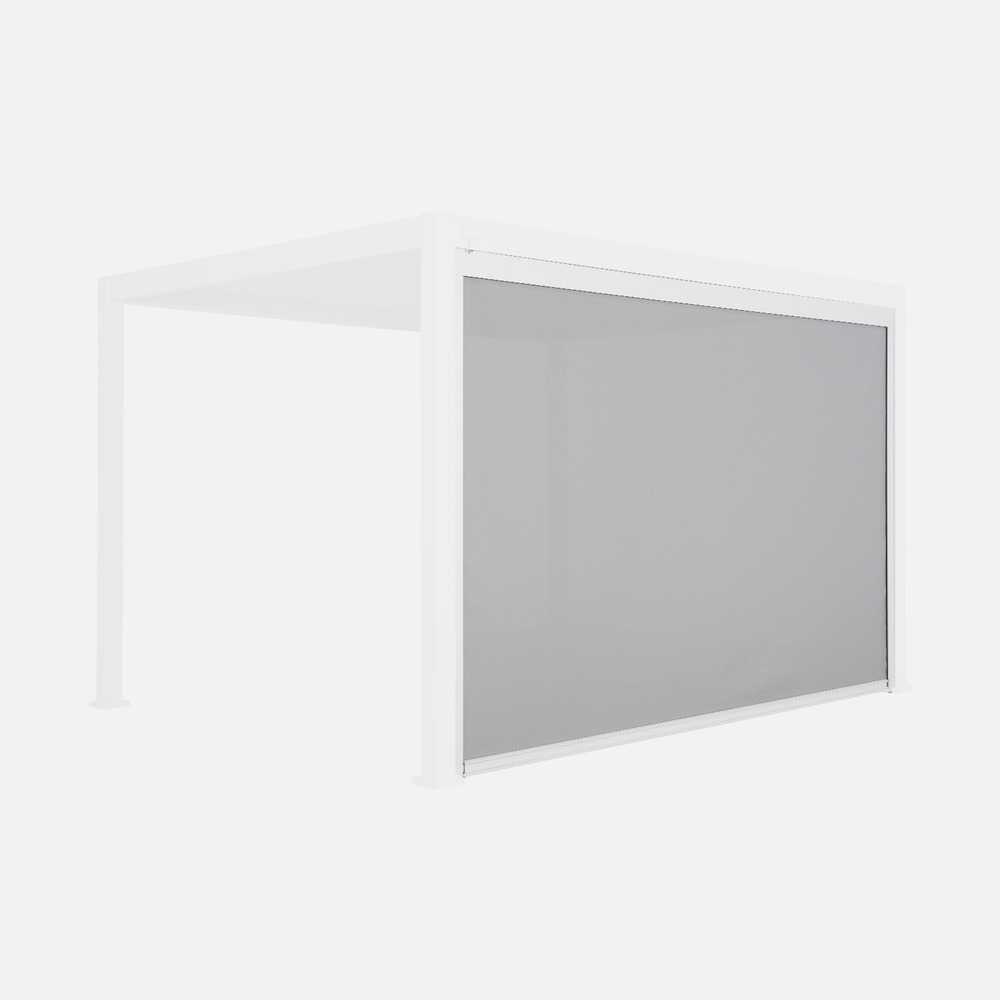 Store pour pergola bioclimatique – triomphe – 4x3m, aluminium et textilène