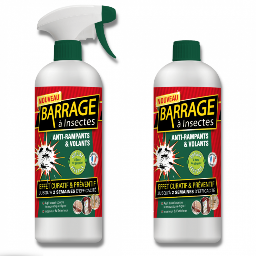 Venteo - barrages aux insectes lot de 2 - anti-nuisible/effet préventif