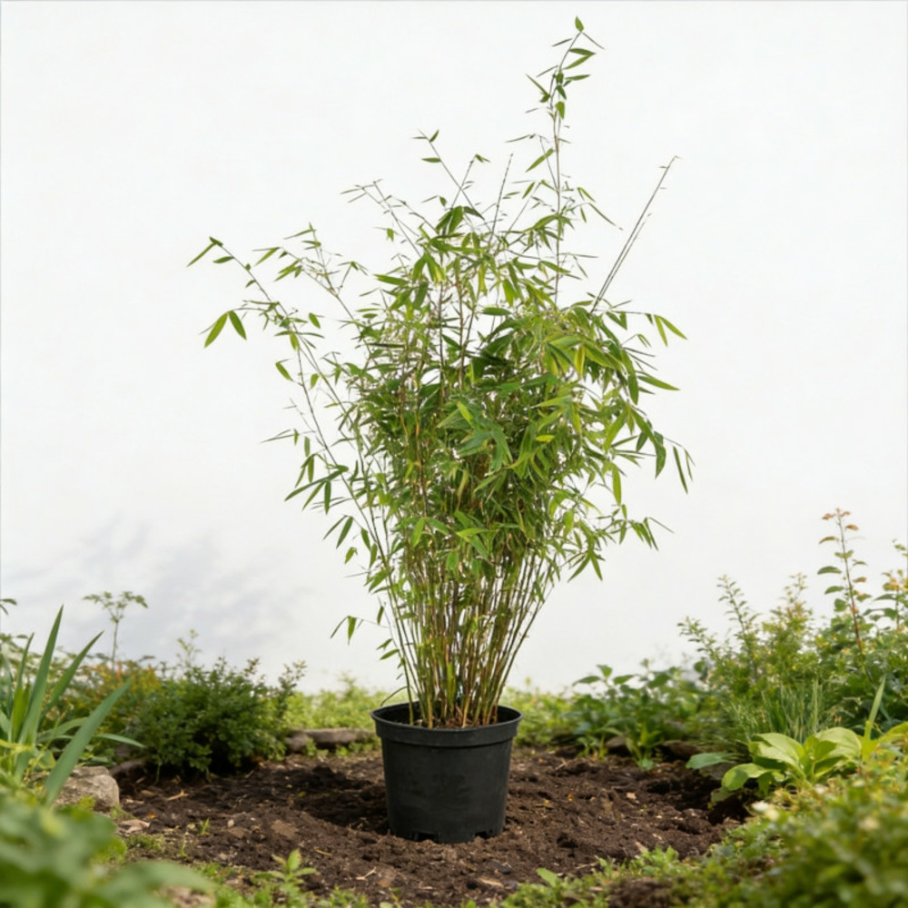 Bambou jiuzhaigou 100/120cm pot 3l- fargesia jiuzhaigou
