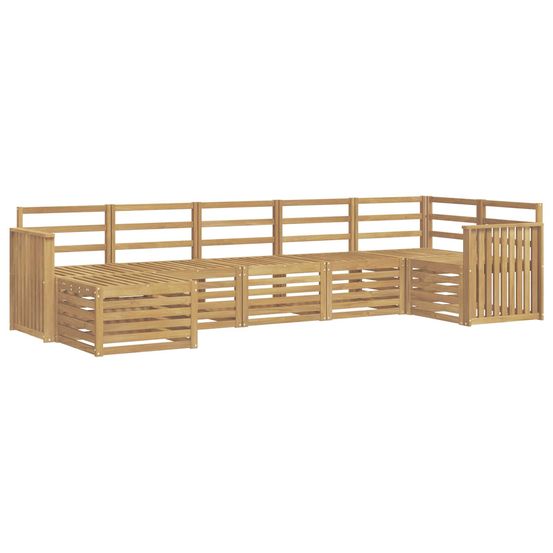 Ensemble de canapés d'extérieur 7 pc blanc