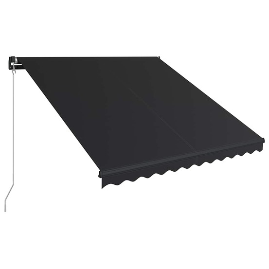 Auvent manuel rétractable 350x250 cm anthracite