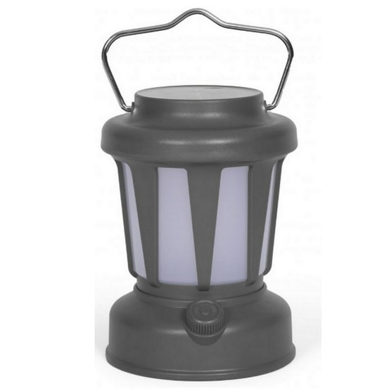 Lampe solaire rechargeable gris - sep145g