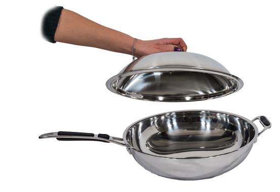 Wok avec couvercle 36cm - casselin