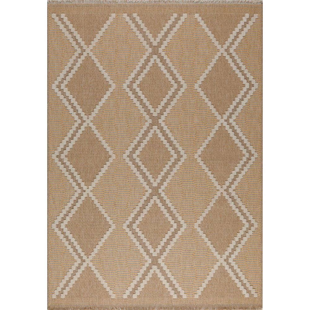 Tapis intérieur extérieur aspect jute jaune tijuana 9048 180 x 67 cm