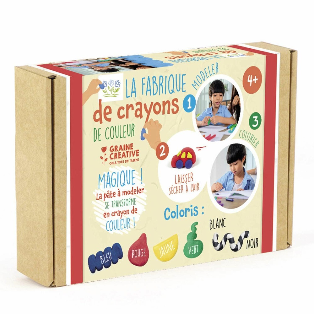 Coffret diy je fabrique mes crayons de couleurs