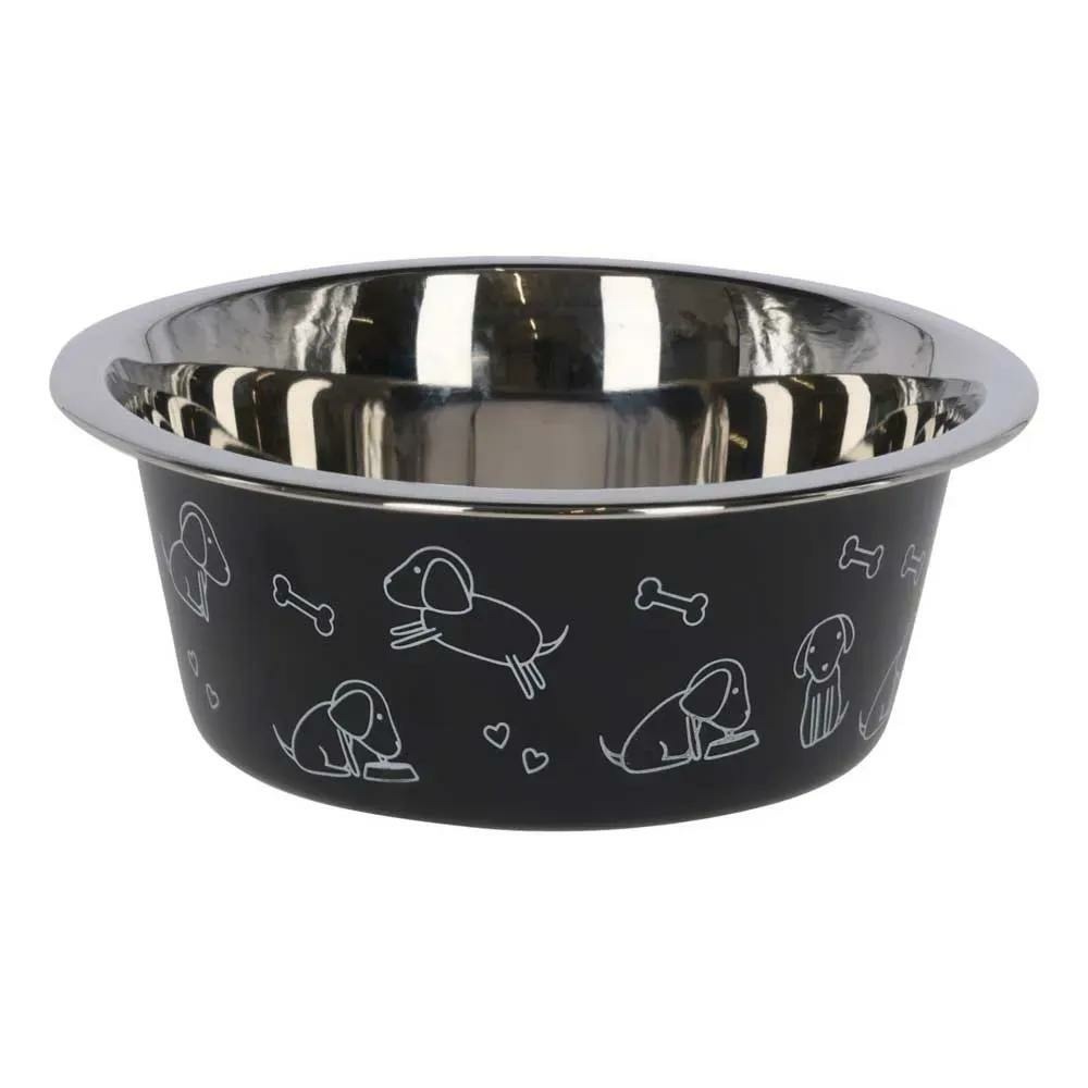 Gamelle en acier inoxydable pour chiens à longues oreilles 4 000 ml