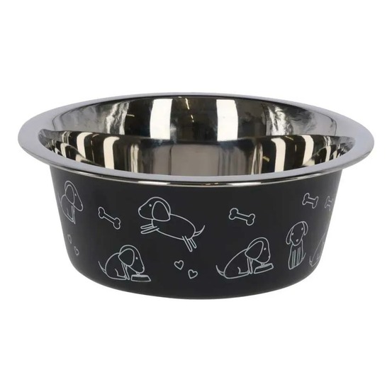 Gamelle en acier inoxydable pour chiens à longues oreilles 4 000 ml