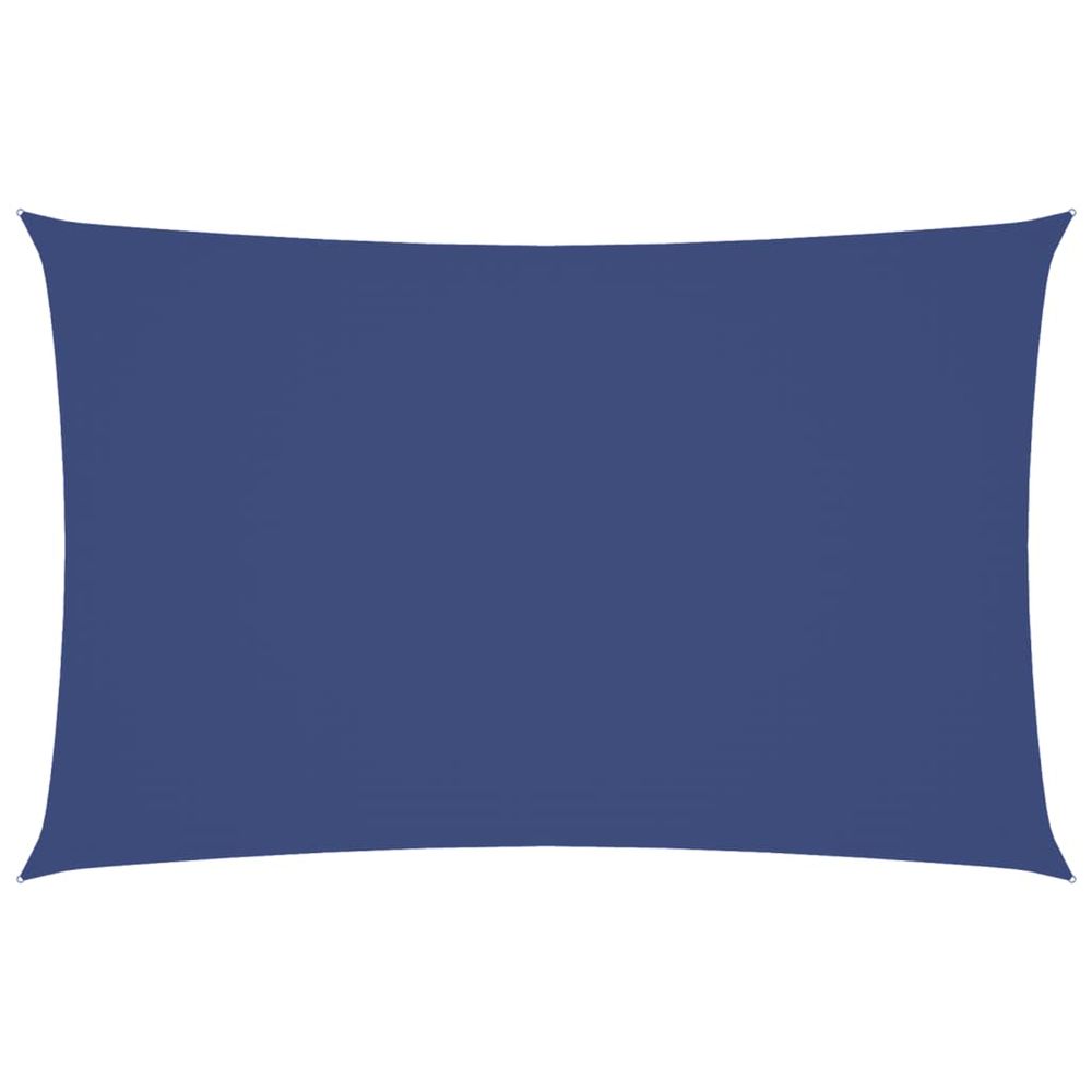 Voile de parasol tissu oxford rectangulaire 5x8 m bleu