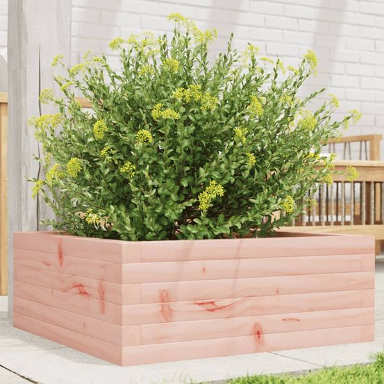 Potager carré en bois douglas massif pour jardin balcon terrasse 60x60cm