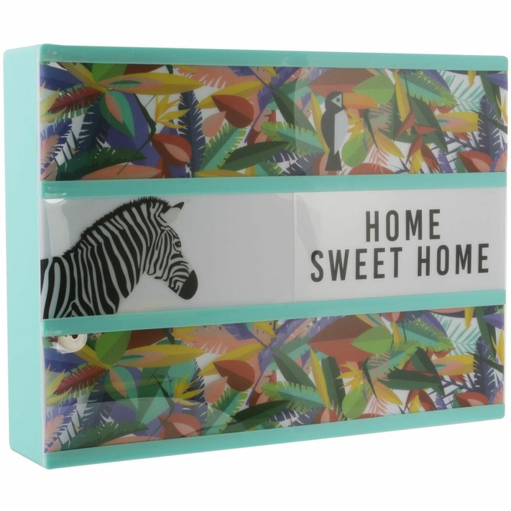 Boite lumineuse à message exotique