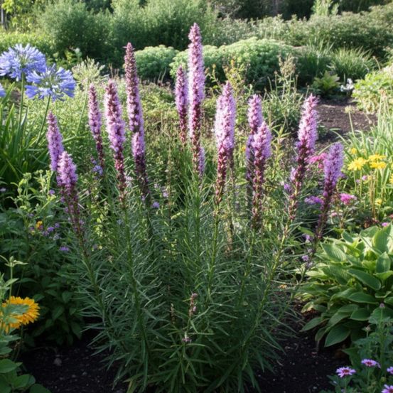Plume du kansas floristan violett, liatris lot de 3 godets
