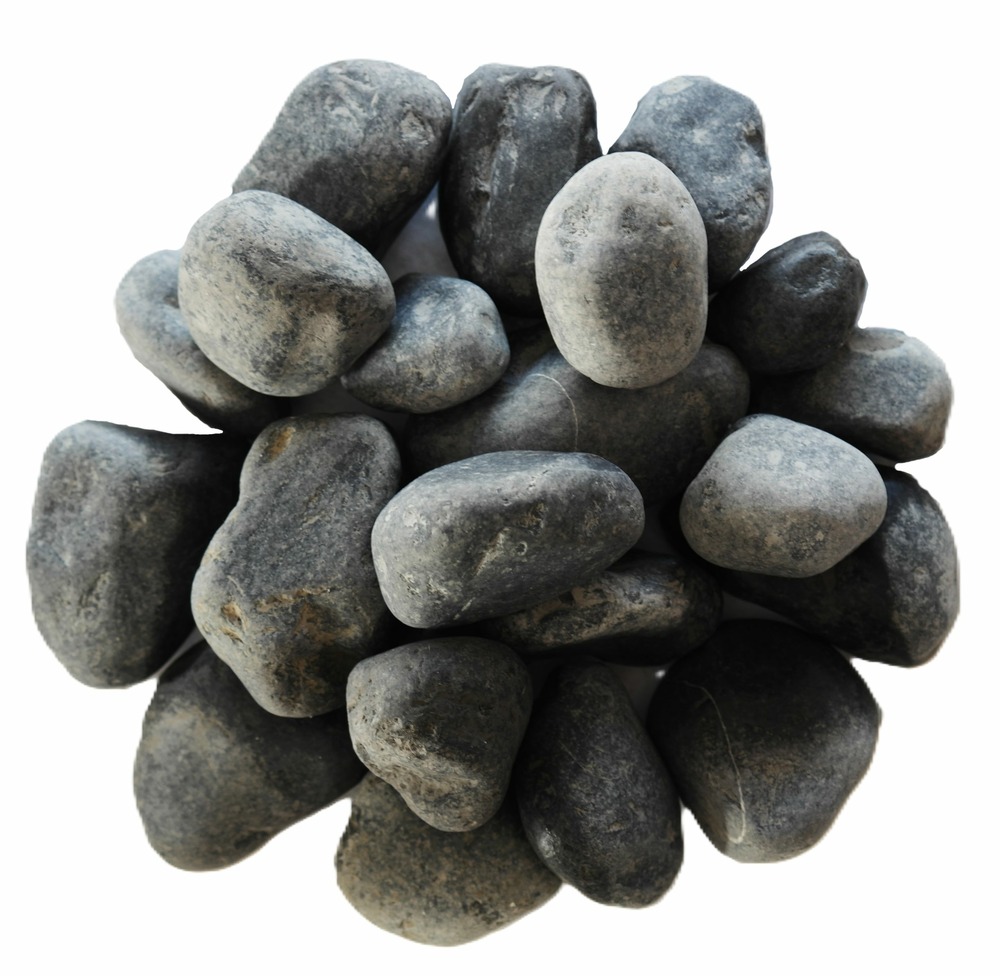 Galet roulé noir ebano 25/40 en big bag de 350 KG