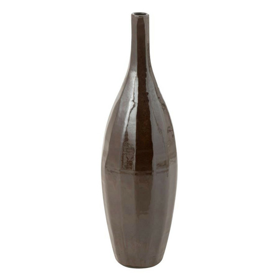 Vase bouteille en terre cuite