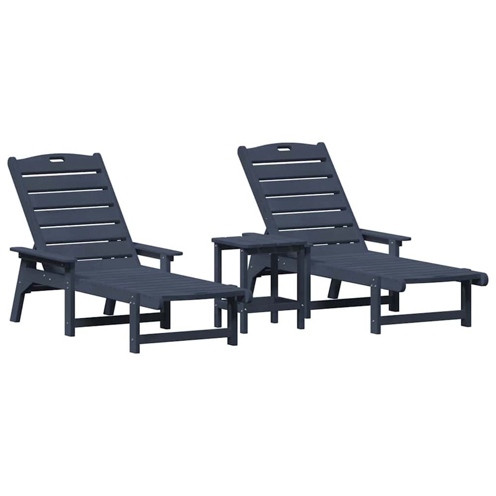 Transat 3 pc polyéthylène bleu marine