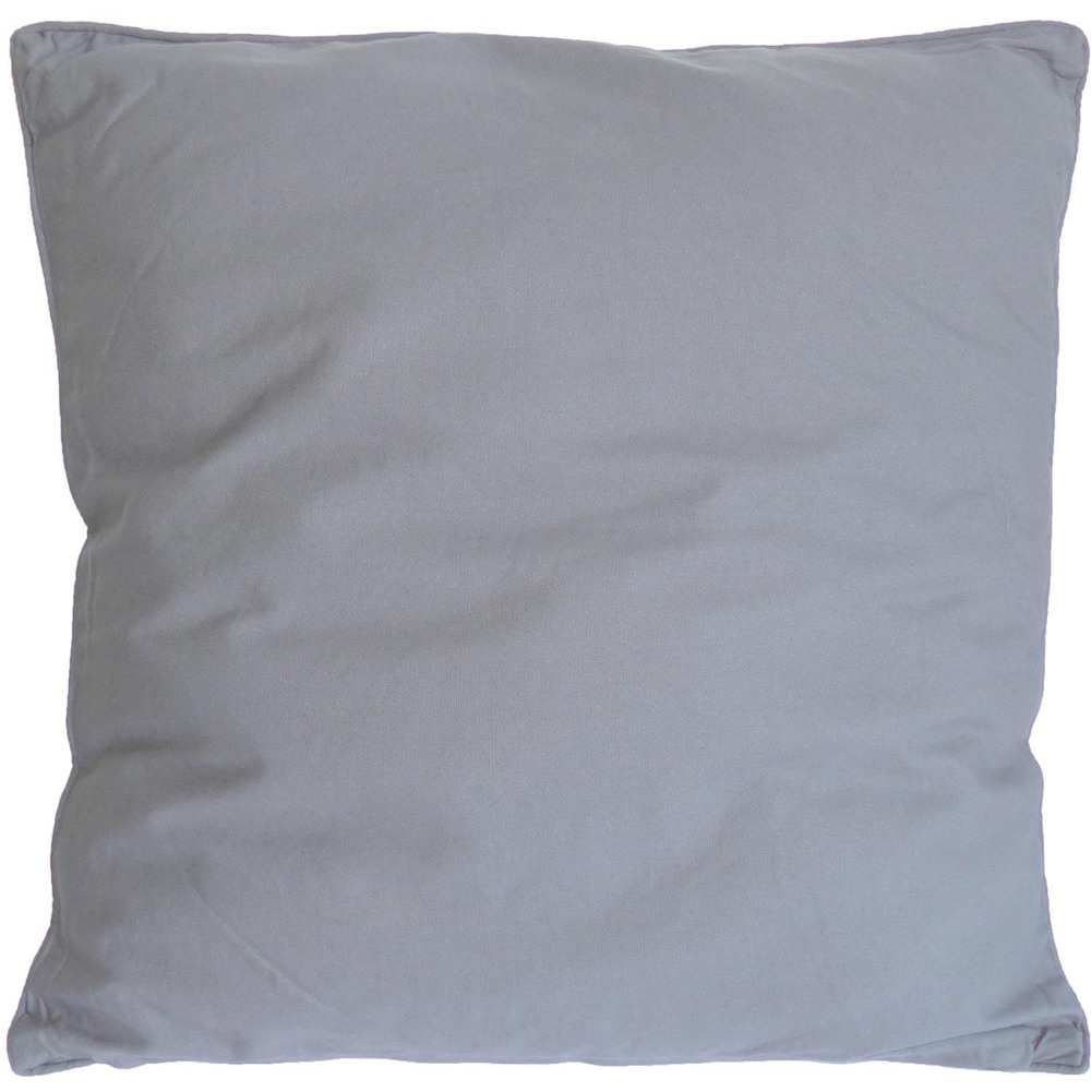 Coussin carré pour dossier de canapé 60 cm gris clair