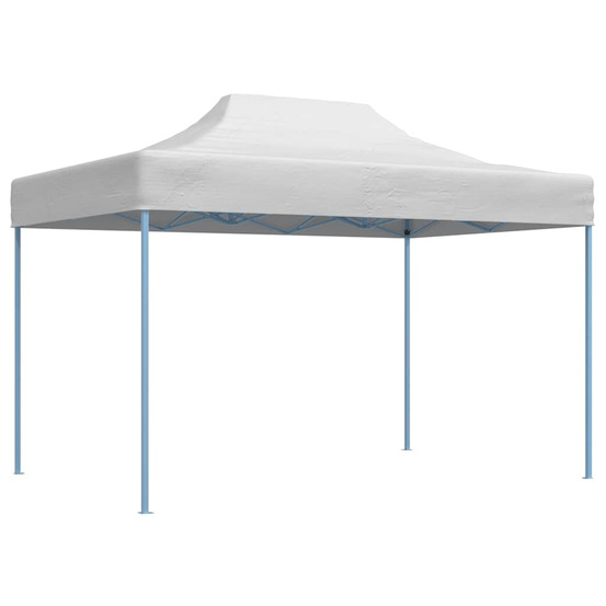 Tente de réception pliable professionnelle 280x410x315 cm acier blanc