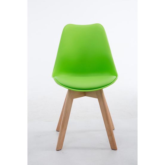 Chaise visiteur borneo v2 natura cuir artificiel