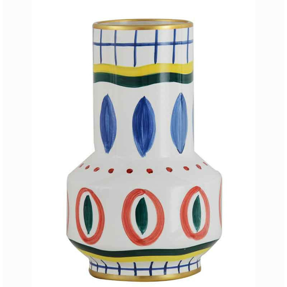 Vase santorin multicolore 22x33cm