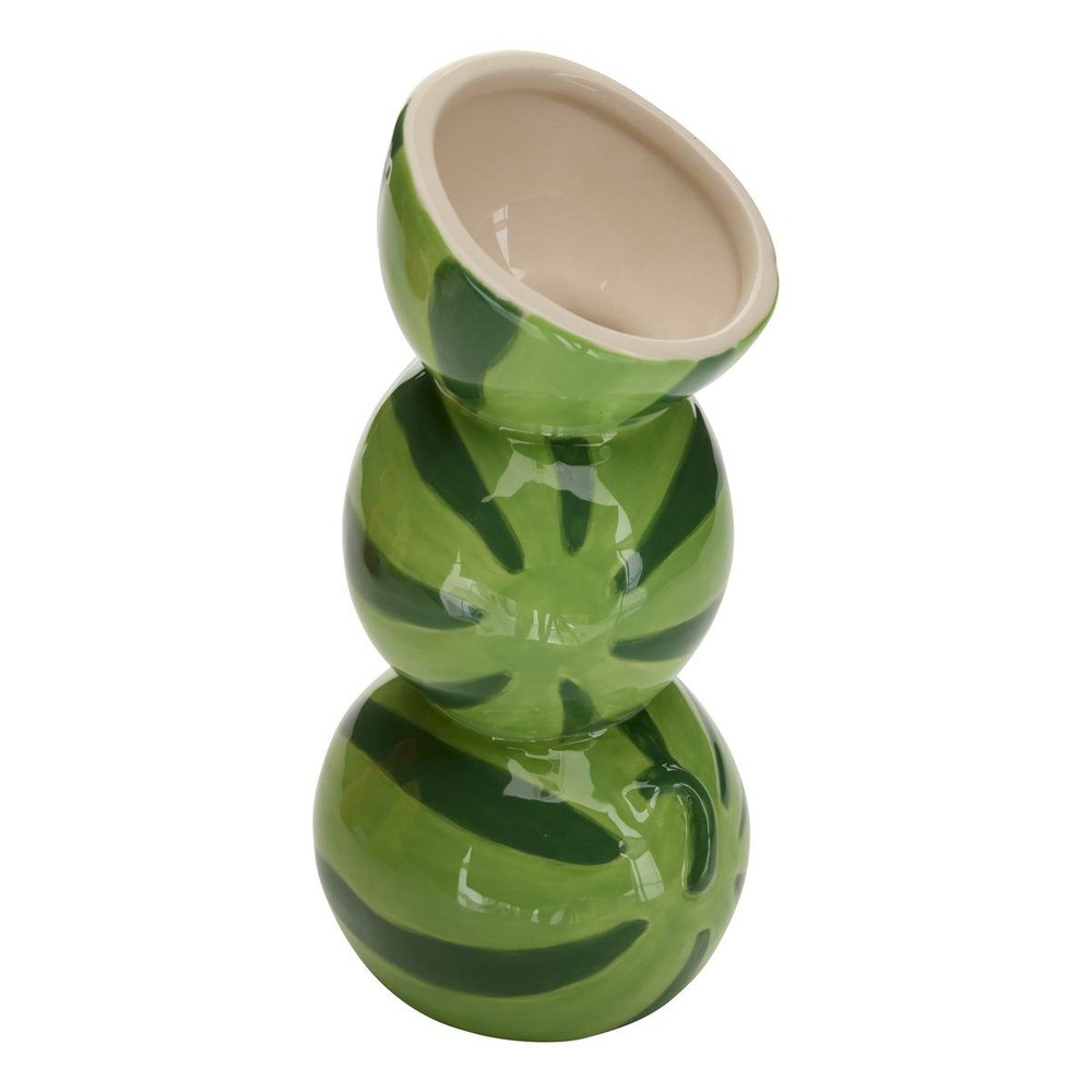 Vase fruity pastèque en céramique 10,5x8,5x19,8 cm