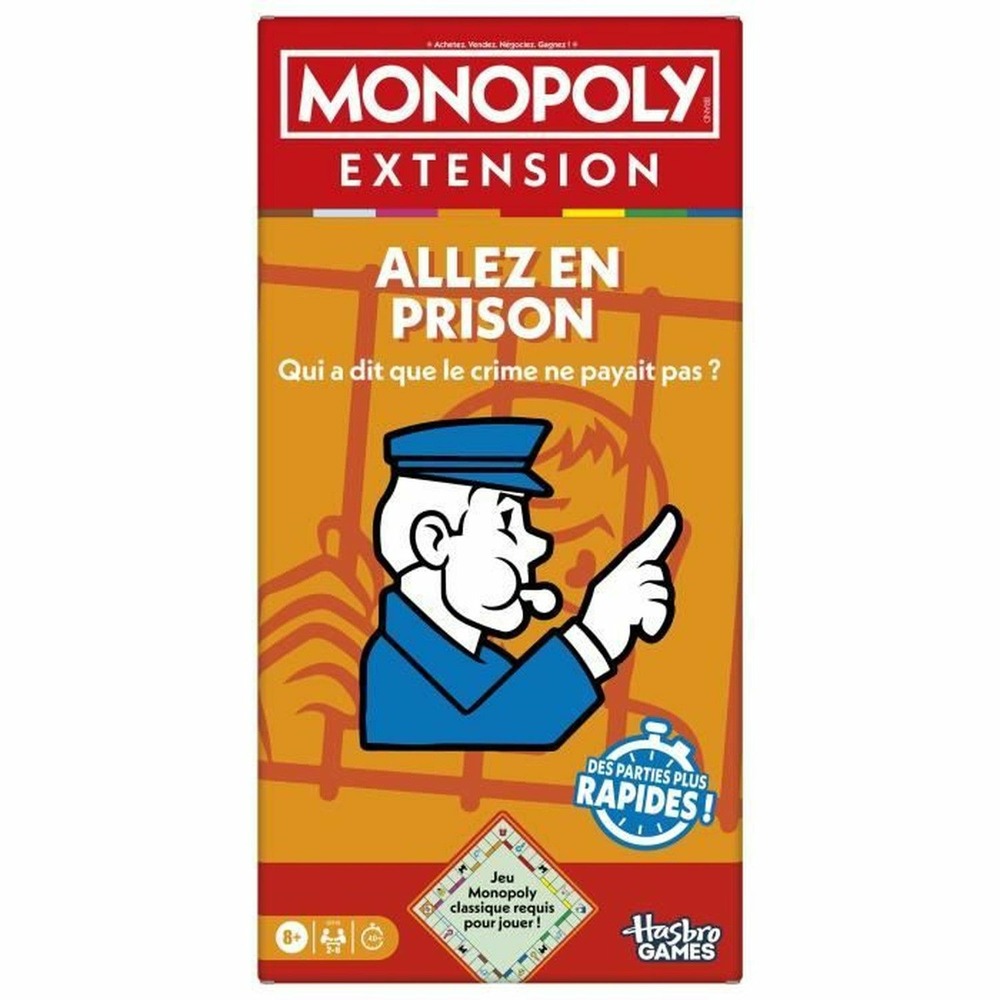 Monopoly extension allez en prison, 2 à 6 joueurs, 40 m