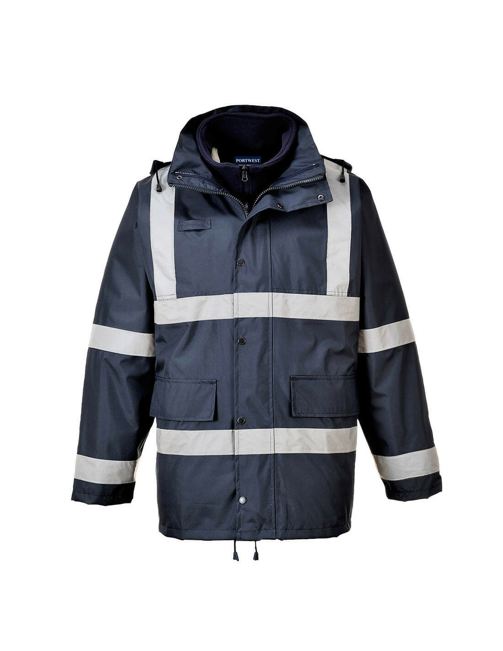 Parka 3-en-1 iona™ trafic couleur : marine taille s - portwest