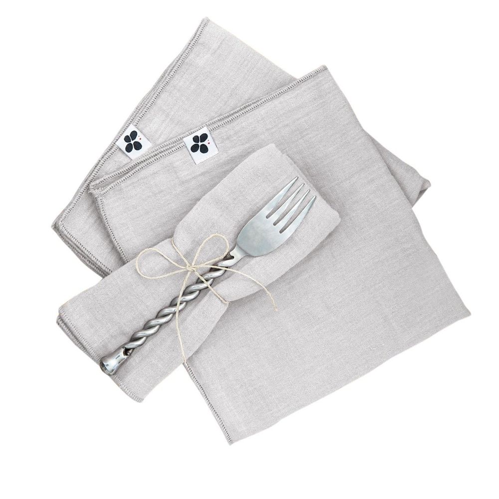 3 serviettes de table gaia