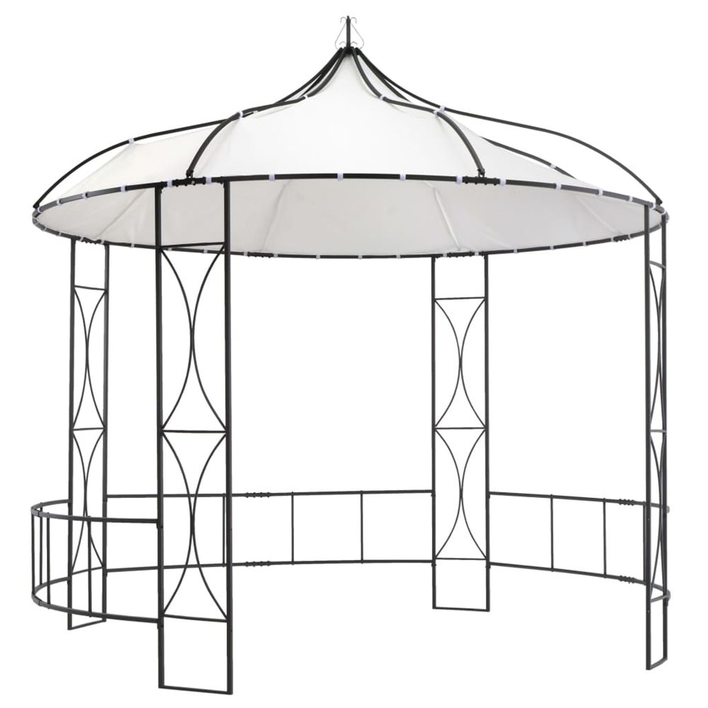 BelvÃ©dÃšre 300 x 290 cm Blanc Rond
